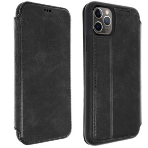 Image de Akashi Etui Folio Cuir Italien Noir iPhone 11 Pro Max