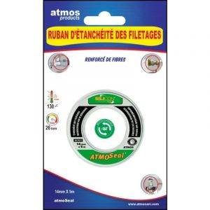 Image de Atmos Ruban d'étanchéité des filetages eal 14 mm x 5 m