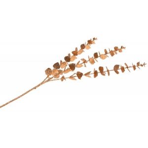 Ruedelafete Branchage Eucalyptus artificiel 61cm, pailletée Rose Gold