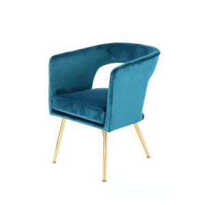 Image de Prix Chaise Design Jolene 77cm Bleu Pétrole