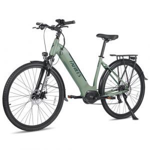 Velo electrique Fafrees FM9 27.5 pouces Autonomie 120km Amortisseur avant Moteur central 250W Batterie 36V15Ah Vert
