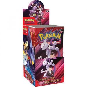 Pokémon JCC: présentoir de boosters Écarlate et Violet – Rivalités Destinées du JCC Pokémon (18 boosters)