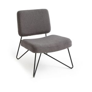 Image de Fauteuil vintage rembourré, WATFORD Gris Taille Taille Unique