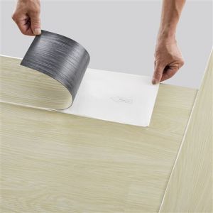 Neu holz Lames Laminées PVC Vinyle Design Revêtement de Sol Ad sif Compatible au Planc r Chauffant 42 Pièces 5,85 m² Maple Wood Bois d'Érable