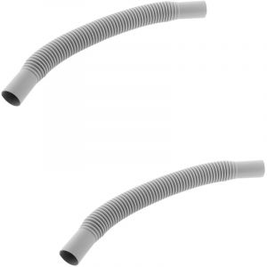 Zenitech Lots de 2 manchons flexibles Ø25mm - Gris