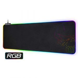 Spirit of Gamer Skull RGB Gaming Mouse Pad XXL