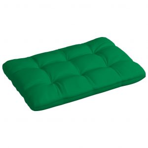 Image de VidaXL Coussin de palette Vert 120x80x12 cm Tissu