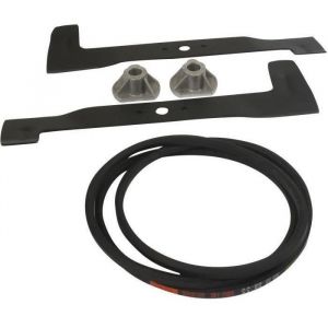 Castelgarden Kit R&eacute;paration Lames Pour Tondeuse Autoport&eacute;e &agrave; &eacute;jection Arri&egrave;re 92cm, Compos&eacute; De: 1 Lame Gauche, 1 Lame Droite, 1