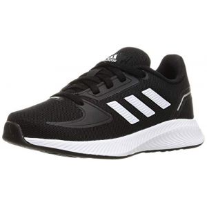 Adidas RUNFALCON 2.0 K, Chaussure de Course, Core Black FTWR White Silver Met, 28 EU