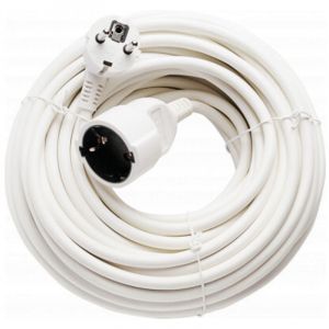 Optonica Rallonge 10M - Cable Electrique H05VV-F3G1.5mm2 10M - Prise Allemande - 250V ac - IP20