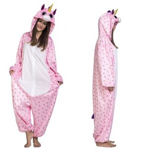 D&eacute;guisement Licorne Big Eyes Rose Enfant 10/12 Ans Rose 205240 Unimasa