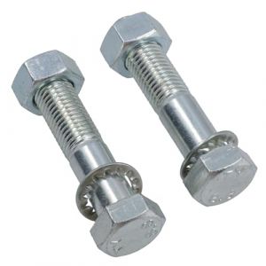Barre de remorquage Paire/Boule ATTELAGE Fixation 75mm de Long avec écrous et rondelles Haute RÉSISTANCE À LA