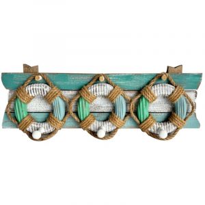 Signes Grimalt Cintre de sauvetage avec 3 boutons pour suspendre des v&ecirc;tements, des accessoires et plus encore, organisateur d'espace, design pratique et fonctionnel