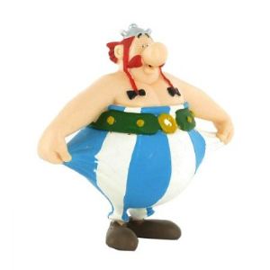 Plastoy Figurine Obelix tenant son pantalon (Astérix et Obélix)