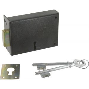 Dom Metalux Serrure en applique 2 gorges Metalux - Gauche
