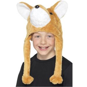 Smiffy's Bonnet en peluche renard enfant TU