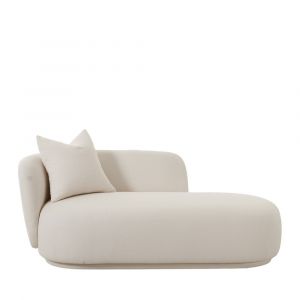 Daybed en tissu bouclette L175cm beige