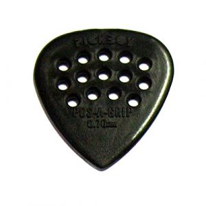 Mediator Pickboy Pos a Grip 0,7 mm Carbon/Nylon Noir