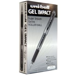 Uni Ball Stylo roller Impact noir (0,6 mm)