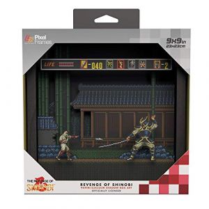 Pixel Frames The Revenge of Shinobi Shadow Box Art 23 x 23 cm