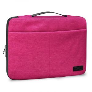 Porte-documents &eacute;l&eacute;gant rose Subblim pour ordinateur portable jusqu'&agrave; 14"