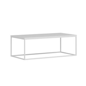 Habitat et Jardin Table basse en bois "Tiger" - 120 x 60 x 42 cm - Blanc