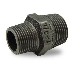 Codital Mamelon fonte m&acirc;le / m&acirc;le r&eacute;duit &Oslash; 26/34 &Oslash; 20/27 noir