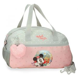 Disney Joumma Minnie Wild Nature Sac de Voyage Vert 40 x 25 x 18 cm Polyester 18 l, Vert, Sac de Voyage