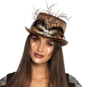 Boland 72257 - Chapeau Voodoo Ayida Chapeau Steampunk, guérison, costume, carnaval, fête à thème, Halloween