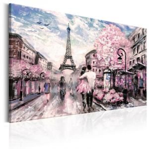 Image de Artgeist Tableau - Paris en rose - 120x80