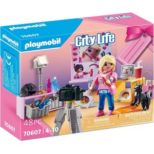 Image de Playmobil City Life 70607 Coffret Cadeau Social Media Star à partir de 4 Ans