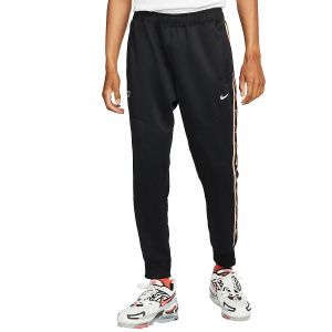 Nike Bas de Survêtement NSW Repeat - Noir/Blanc, pointure X-Small - Noir - Taille X-Small