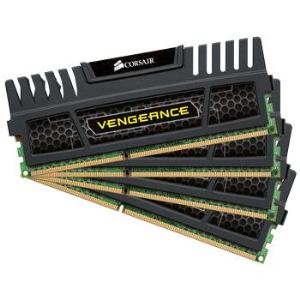 Image de Corsair CMZ32GX3M4X1600C10 - Barrettes mémoire Vengeance 4 x 8 Go DDR3 1600 MHz CL10 240 broches