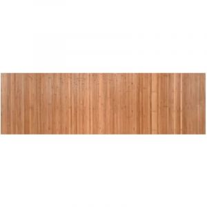 VidaXL Tapis Rectangulaire Naturel 60x200 Cm Bambou