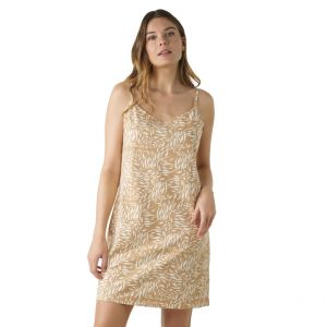 Athena Nuisette femme en coton jaune et blanche