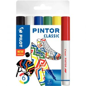 Image de Pilot Marqueur Pintor classic pointe fine - Pochette de 6