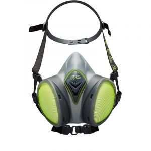 BLS - Demi-masque s&eacute;rie 8100next Vert/Gris, taille Unique (Prix pour 1 )
