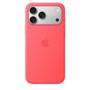 Apple en silicone avec MagSafe Rose Goyave pour iPhone 17 Pro Max