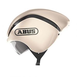 Abus Casque de contre-la-montre GameChanger TT - casque de vélo aérodynamique avec des propriétés de ventilation optimales pour femmes et hommes - gold, taille S