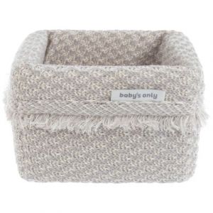 Baby's Only Panier de toilette Happiness Urban Taupe-Ecru (18 x 18 cm)