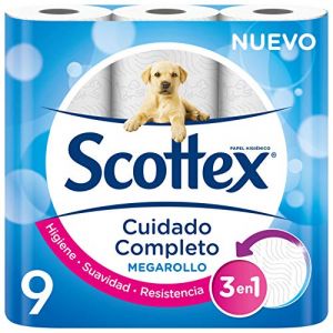 Scottex Megarollo Papier toilette 9 Rollos