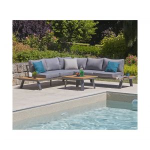 Image de Ozalide PATTAYA - Salon de jardin d'angle - 5 places