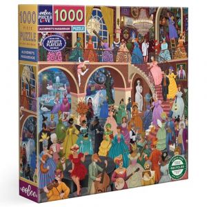 Eeboo Puzzle 1000 pcs Alchemist's Masquerade - Puzzle Adulte 1000 Pièces en Carton- Dimensions 58,5 x 58.5 cm
