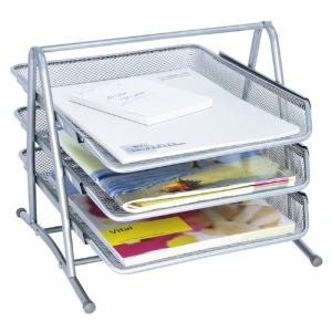 Wedo Corbeille &agrave; courrier avec 3 compartiments (C4)