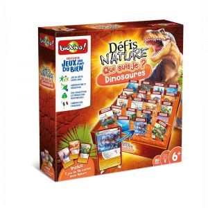 Bioviva Jeux de carte Défis Nature - Qui suis-je ? Dinosaures