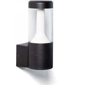 TechBrey Applique Murale Extérieure LED 8W Éclairage Rectangulaire Noire Cergo Noir mat