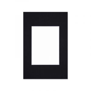 Nielsen design Lot de 5 passe-partouts standard noir pour cadre et encadrement photo - Cadre 40 x 50 cm - Ouverture 27 x 34 cm