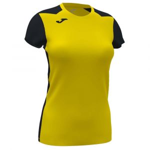 Joma T-shirt à Manches Courtes Record Ii L Yellow / Black