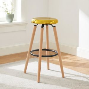 Sobuy FST89-G Tabouret de Bar Design avec Repose-Pieds Chaise de Bar Tabouret de Comptoir