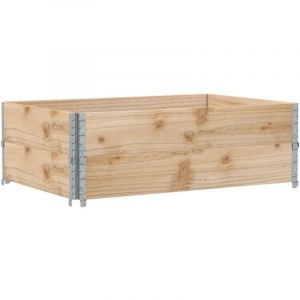 VidaXL Jardini&egrave;re 120x80 cm bois massif de pin, jardini&egrave;re d'ext&eacute;rieur, bac &agrave; fleurs, bac &agrave; tomates, jardini&egrave;re de terrasse, bac &agrave; pommes de terre